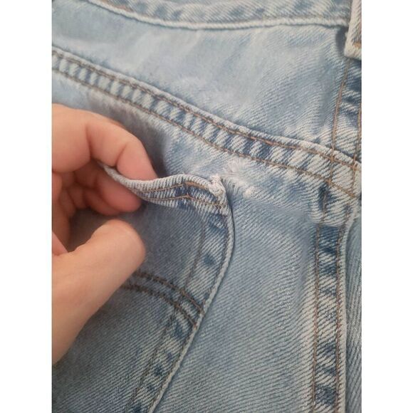 Levi's Vintage 577 Jeans Lower Rise Loose Fit Repurposed Cut-off Shorts Jhorts S - Picture 10 of 12